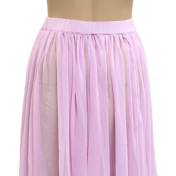 By Anthropologie Sheer Maxi Midi Skirt Floral Cutwork Lace Pull-on XL New 281276 - Picture 7 of 7